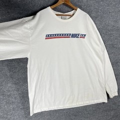 VINTAGE Y2K Nike There is No Finish Line T Shirt XXL Running 90s Long Sleeve