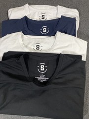 Four Strongsize Premium Sportswear 3XL Tall Longer Length Blue White Black