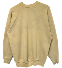 M/L Vtg Mid 90s Blank Distressed Worn Skate Punk Grunge Boxy Raglan Sweatshirt