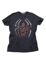 Adult Charcoal Marvel Comics Superhero Junk Food Spider-Man Venom T-Shirt Tee