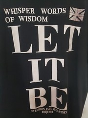 Men’s The Original Request Let It Be Graphic Fitted T-Shirt Black Size L  New