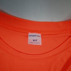 Sport-Tek Short Sleeve Shirt Men’s Orange New without Tags XL