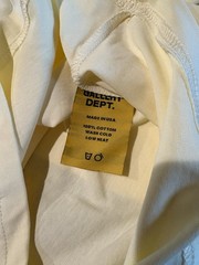 Gallery Dept. Drive Thru Boxy Fit Tee Cream Size Medium