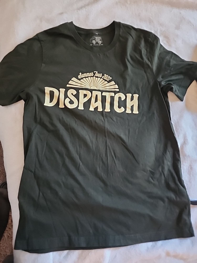 Dispatch Summer Tour 2022 Size Large T-Shirt Deep Green Concert Tour.