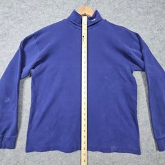 Medalist Men’s Blue Turtleneck Shirt Size M Cotton Scouts Embroidered Wolf SPOTS