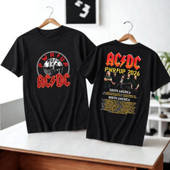 AC/DC PWR UP 2026 Shirt, Rock Tour Dates Tee, Music Fan Gift