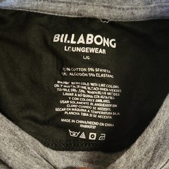 Billabong loungewear L/G T-shirt 95% cotton 5% Spandex short sleeve short
