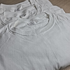 Hanes Men’s (XXL) White Long Sleeve 100% Cotton T-Shirt 3-Pack FREE SHIPPING