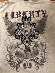 Credos For Men “Liberty Truth” Crest Design Mens 3XL Gray Tshirt. EUC