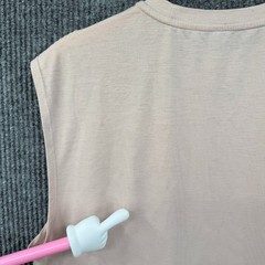 No Bull Tank Top Mens Medium Pink Athletic Gym Training Performance Stretch