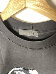 PRADA Black Cotton Graphic Embroidered T-Shirt Men’s Size L Crew Neck Short Sle…