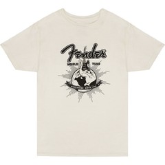 NEW Fender World Tour T-Shirt, Vintage White – CHOOSE YOUR SIZE!