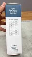 TOMMY JOHN 2 PACK STAY TUCKED V-NECK T-SHIRTS MEN’S SIZE M BRAND NEW IN BOX 🔥🔥