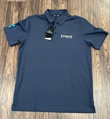 Travis Matthew polo golf Logo CODALE mens Size L Color Blue Nights
