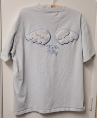 Sanrio Hello Kitty Friends Forever 21 Blue Angels Men L Cotton T-shirt Blue