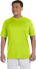 Champion Essential Men’s Large Double Dry Tee Neon Green 100% Polyester NWT