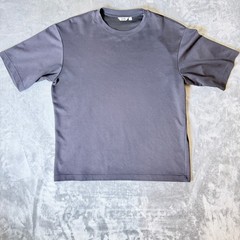 Uniqlo Airism Cotton Oversized T-Shirt Bundle Mens Large 4 Pack Neutrals