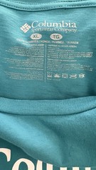 Columbia T-Shirt Mens XL Green Logo Graphic Outdoor Casual Tee