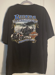 Harley Davidson 2XL mens t shirt black Riders Birmingham AL