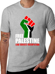 Free Palestine End Israeli Occupation – Peace Unisex T-Shirt