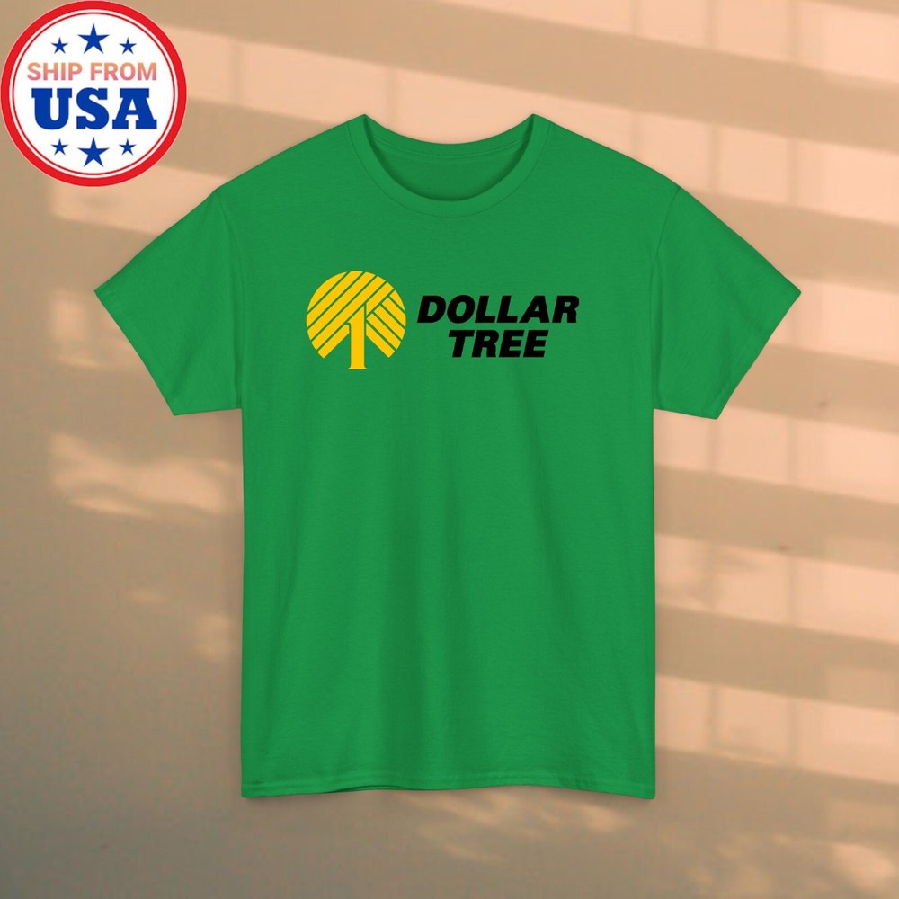 Dollar Tree Men’s Green T-shirt Size S-5XL