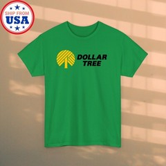 Dollar Tree Men’s Green T-shirt Size S-5XL