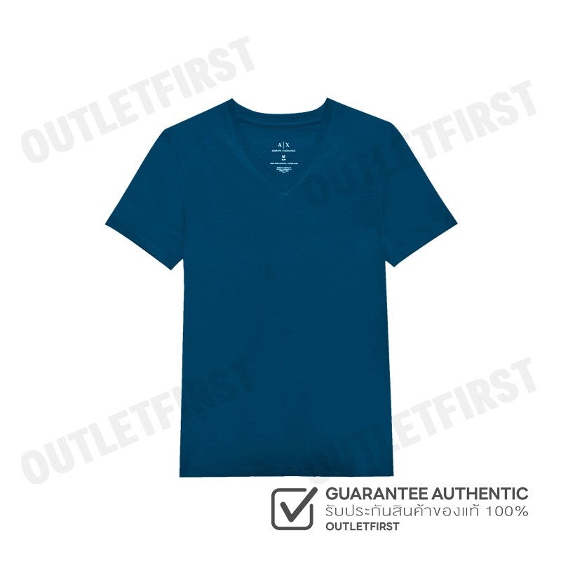 ARMANI EXCHANGE SLIM FIT T-SHIRT IN PIMA COTTON JERSEY COLOR LEGION BLUE CODE: