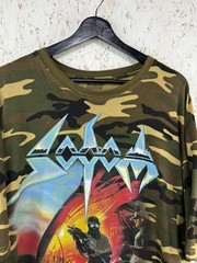Vintage Sodom Agent Orange Camouflage Military Thrash Metal Band T-Shirt XXL 2XL