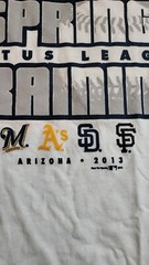 Gear Size S Small White Shirt 2012 Adult Spring Training Cactus League Baseball