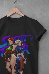 Street Fighter Shirt Chun Li Tshirt Camille White T-Shirt Ken Fighting Anime Tee
