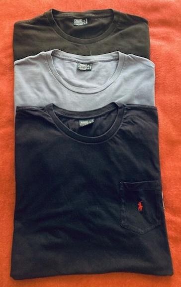 Vintage 90’s Polo Ralph Lauren Pocket T-Shirts ~ Men’s XL ~ Lot of 3