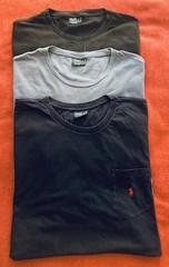 Vintage 90’s Polo Ralph Lauren Pocket T-Shirts ~ Men’s XL ~ Lot of 3