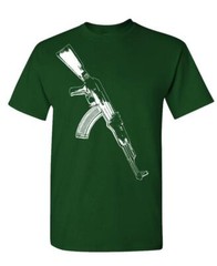 AK-47 – auto assault rifle gun rights – Cotton Unisex T-Shirt