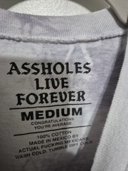 Assholes*s Live Forever “Ouija Board” Tie Dye Shirt – Size M – Double Sided