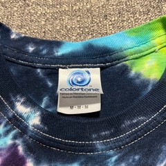Lysergic Boombox Tie Dye Shirt Mens Medium Colortone Psychedelic Trippy Graphic