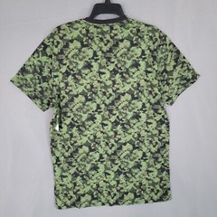 Goodthreads Men’s Pullover Camo T-Shirt Short Sleeve Green Size M