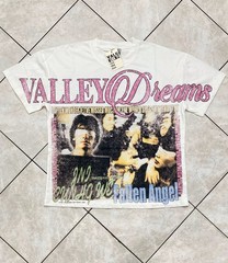 VALLEY Dreams Fallen angel rhinestone graphic tee size small tags included