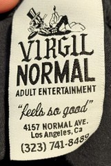 Virgil Normal Adult Entertainment T-Shirt in Black Store Logo Men’s Size Medium