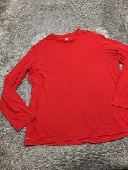Members Mark Tech Crew Shirt Mens Size XL Gray Long Sleeve Pocket