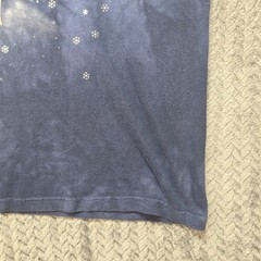 VTG The Mountain Fairy T-Shirt Tie Dye Men’s Large Blue Y2K Moon Night Fantasy