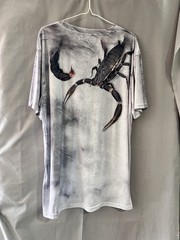 No Brand scorpion graphic print t-shirt Size L AOP TG2127 All Over Print Y2K