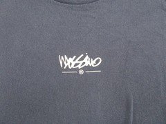 Vintage Mossimo T Shirt SZ XL 90s Single Stitch Double Sided Navy Blue USA Made