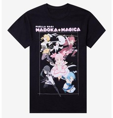 Puella Magi Madoka Magica Group Portrait T-Shirt Size S-5XL DTG Print