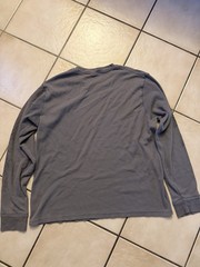 ECKO Men’s L/XL Gray Long Sleeve Crew Neck Graphic Print Knit T-Shirt