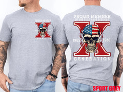 Proud Member of Your Feelings Horror Skull X Generation 2 Side T-Shirt