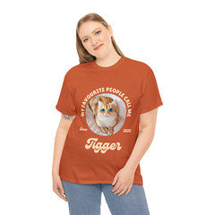 Customise Your Own Photo Unisex T-shirt – My Favourite People Call Me