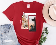 Sleepless Society Shirt, Dreamers Quote T-Shirt, Urban Nightlife Graphic Tee