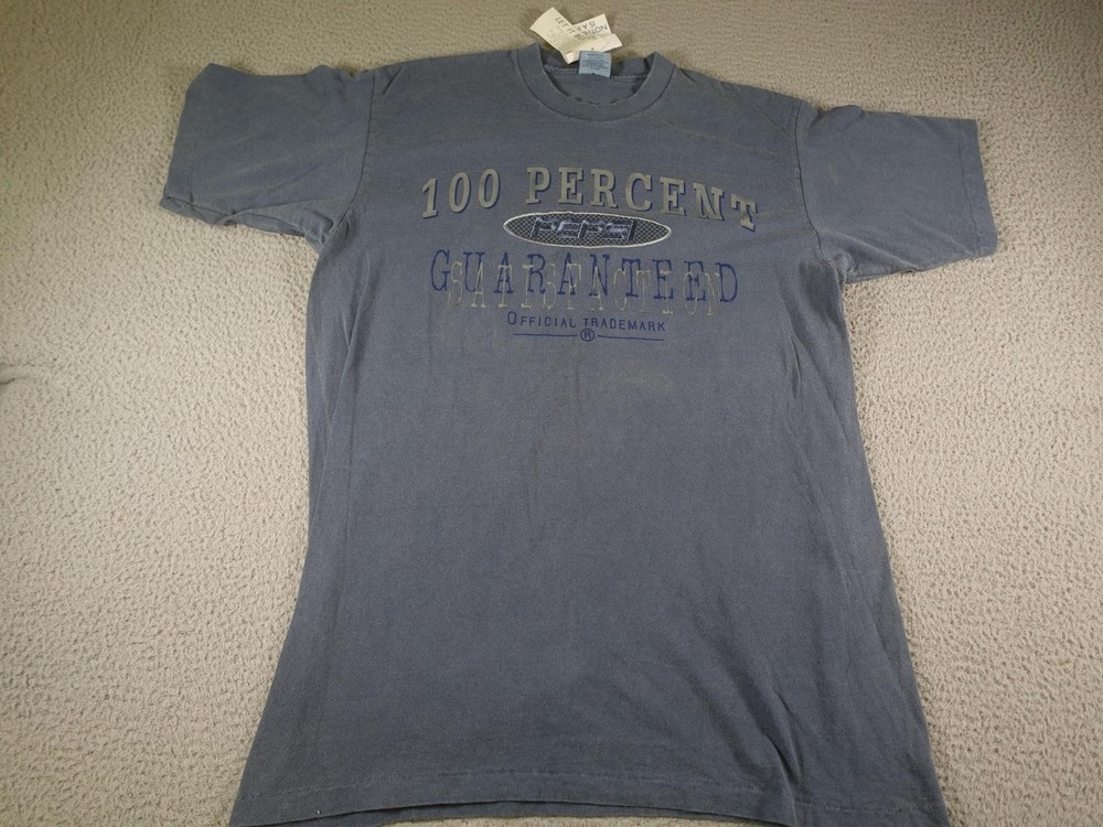 Vintage Pepsi Shirt Mens XL Blue 100 Percent Guaranteed Soda Graphic 90s USA