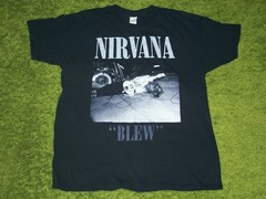 NIRVANA Blew T-SHIRT L Sub Pop Mudhoney Black Flag L7 Melvins Meat Puppets Wool
