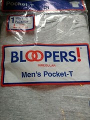Vintage Fruit of The Loom Bloopers Irregular Grey T-Shirt – Men’s Large 42-44